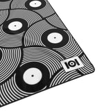 VINYL 02 PATTERN POLYESTER BLANKET - BLACK