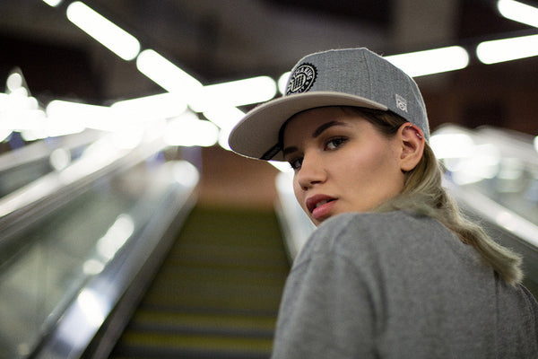 BEAT MAKING SOCIETY SNAP BACK - GREY/CREAM- LIMITED EDITION