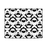 ABSTRACTIONS 01 PATTERN BLANKET - WHITE
