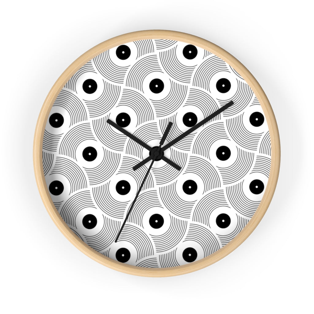 VINYL 02 PATTERN WALL CLOCK VINYL 02 PATTERN WALL CLOCK