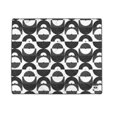 ABSTRACTIONS 01 PATTERN BLANKET - BLACK