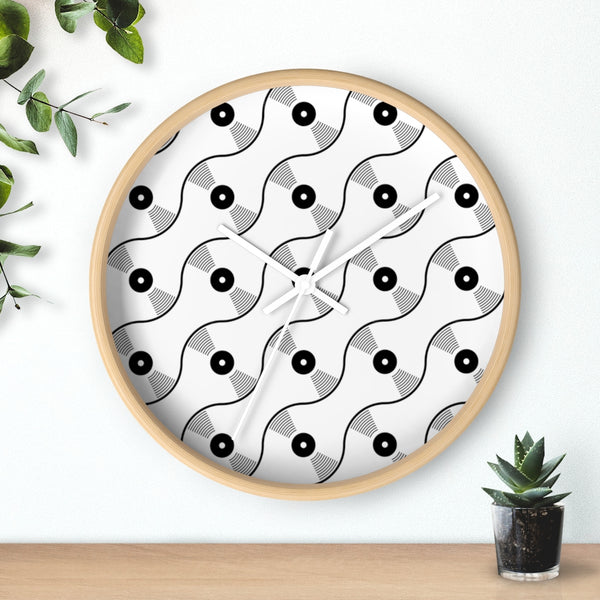 VINYL 01 PATTERN WALL CLOCK