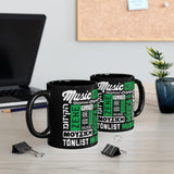 MUSIC - UNIVERSAL LANGUAGE COFFEE MUG - BLACK