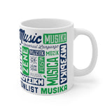 MUSIC - UNIVERSAL LANGUAGE COFFEE MUG - WHITE
