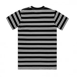 101 LINE STRIPE TEE BLACK/WHITE
