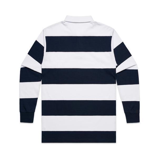 101 STRIPE RUGBY JERSEY WHITE/NAVY
