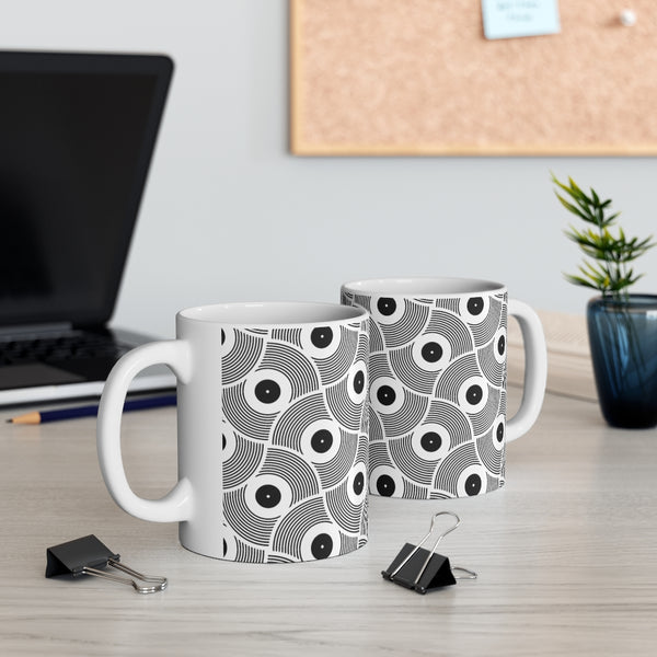 VINYL 02 PATTERN COFFEE MUG