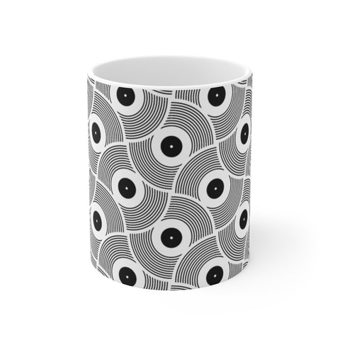 VINYL 02 PATTERN COFFEE MUG