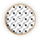 VINYL 01 PATTERN WALL CLOCK