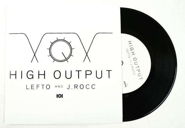 LEFTO & J.ROCC "HIGH OUTPUT" MIX CD, T-SHIRT & LIMITED EDITION 7-INCH VINYL