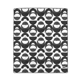 ABSTRACTIONS 01 PATTERN BLANKET - BLACK