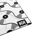 VINYL 01 PATTERN POLYESTER BLANKET - WHITE