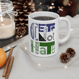 CREATE NOT HATE COFFEE MUG - WHITE