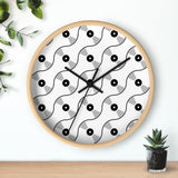 VINYL 01 PATTERN WALL CLOCK