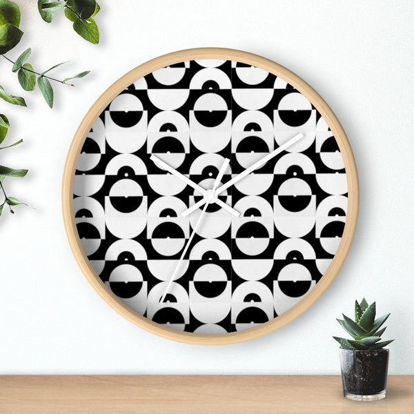 VINYL ABSTRACTIONS WALL CLOCK