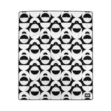 ABSTRACTIONS 01 PATTERN BLANKET - WHITE