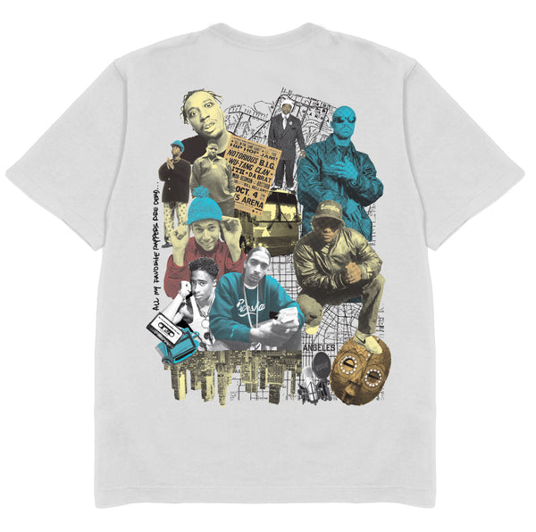 ALL MY FAVORITE RAPPERS ARE DEAD - WHITE W/POSTER