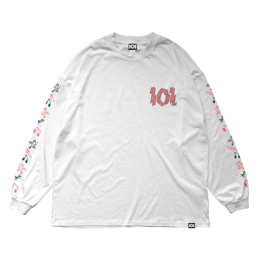 101 ATOMIC - PREMIUM LONG SLEEVE SHIRT - WHITE 101 ATOMIC - PREMIUM LONG SLEEVE SHIRT - WHITE