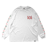101 ATOMIC - PREMIUM LONG SLEEVE SHIRT - WHITE