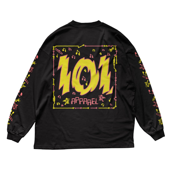 101 ATOMIC - PREMIUM LONG SLEEVE SHIRT - BLACK