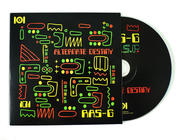 RAS G & THE AFRIKAN SPACE PROGRAM “ALTERNATE DESTINY” T-SHIRT W/MIX CD & 7-INCH VINYL