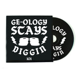 GE-OLOGY “STAYS DIGGIN” T-SHIRT W/MIX CD & 7-INCH VINYL