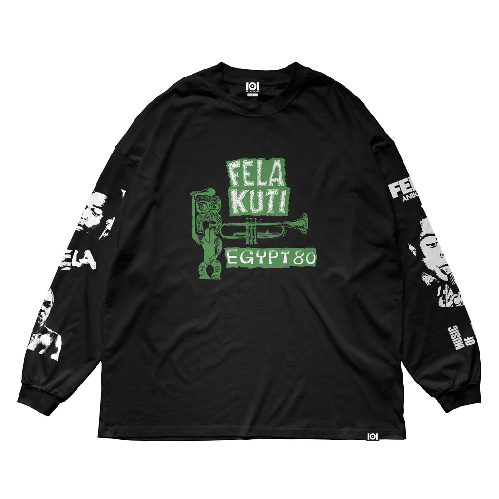 FELA KUTI - PREMIUM LONG SLEEVE SHIRT - BLACK FELA KUTI - PREMIUM LONG SLEEVE SHIRT - BLACK