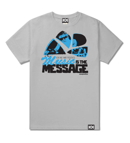 KON & AMIR  "MUSIC IS THE MESSAGE" MIX CD & T-SHIRT
