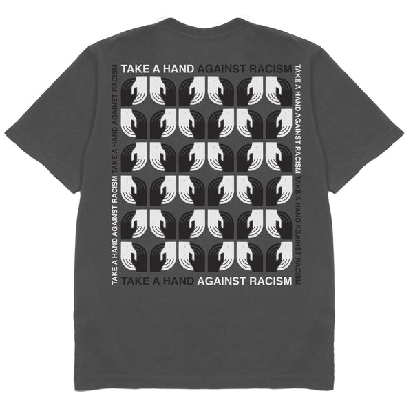 TAKE HAND AGAINST RACISM - CHARCOAL