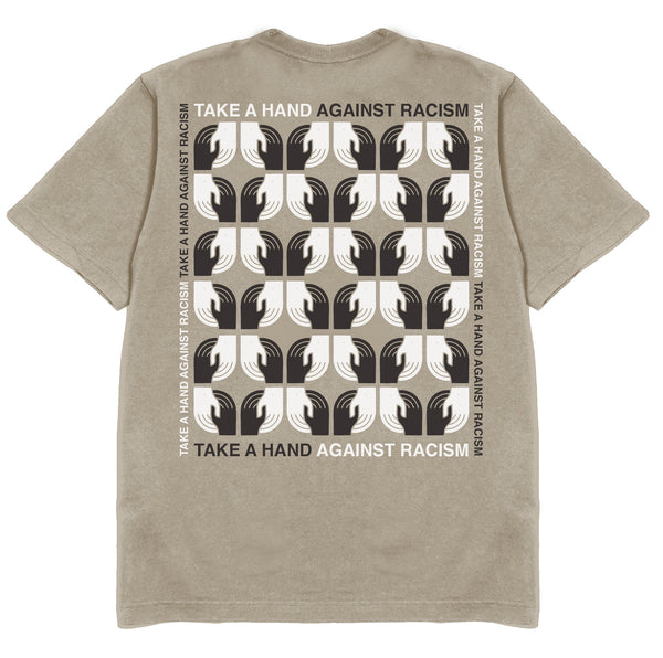 TAKE HAND AGAINST RACISM - SAND