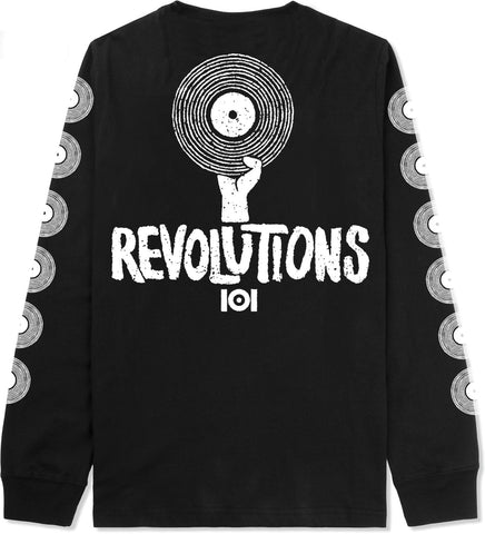 ALL MY FAVORITE RAPPERS ARE DEAD LONG SLEEVE - BLACK W/POSTER