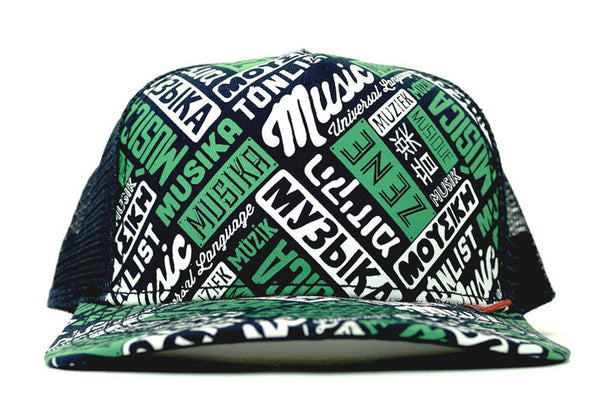 MUSIC - UNIVERSAL LANGUAGE CUSTOM TRUCKER HAT