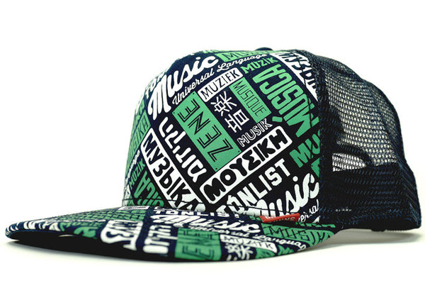 MUSIC - UNIVERSAL LANGUAGE CUSTOM TRUCKER HAT