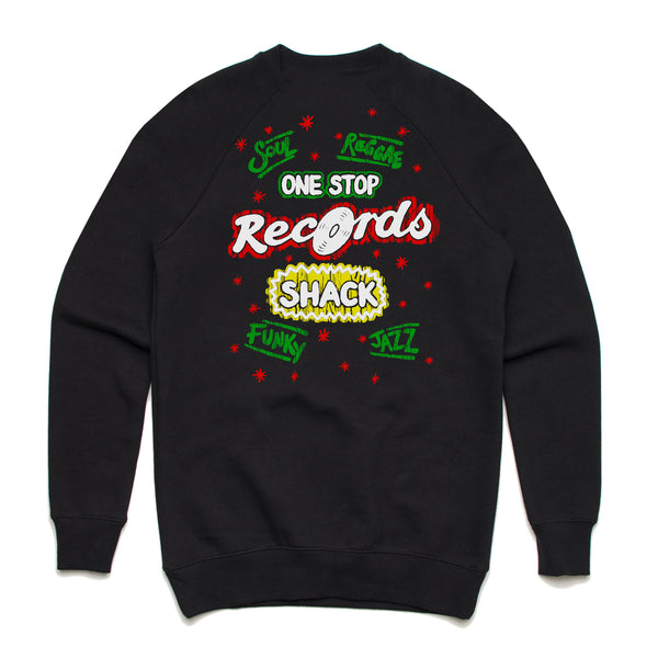 ONE STOP RECORD SHACK CREW FLEECE