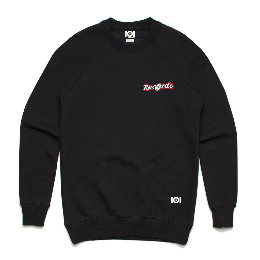 ONE STOP RECORD SHACK CREW FLEECE ONE STOP RECORD SHACK CREW FLEECE