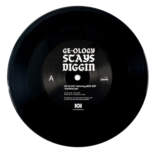 GE-OLOGY  "STAYS DIGGIN" 7-INCH