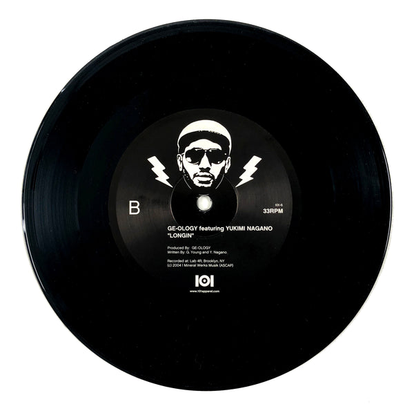 GE-OLOGY “STAYS DIGGIN” T-SHIRT W/MIX CD & 7-INCH VINYL