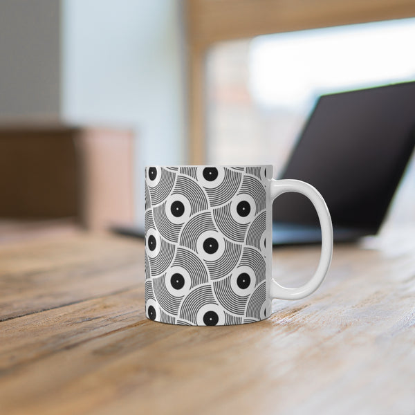 VINYL 02 PATTERN COFFEE MUG