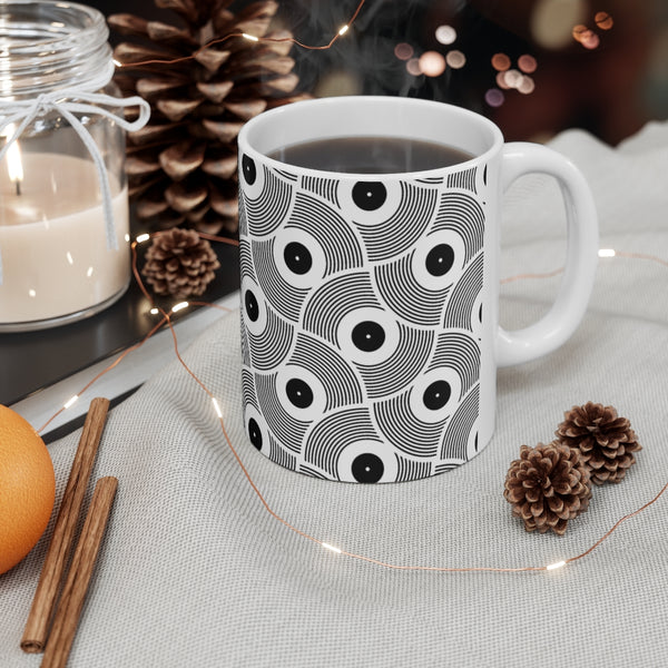 VINYL 02 PATTERN COFFEE MUG