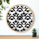 VINYL ABSTRACTIONS WALL CLOCK