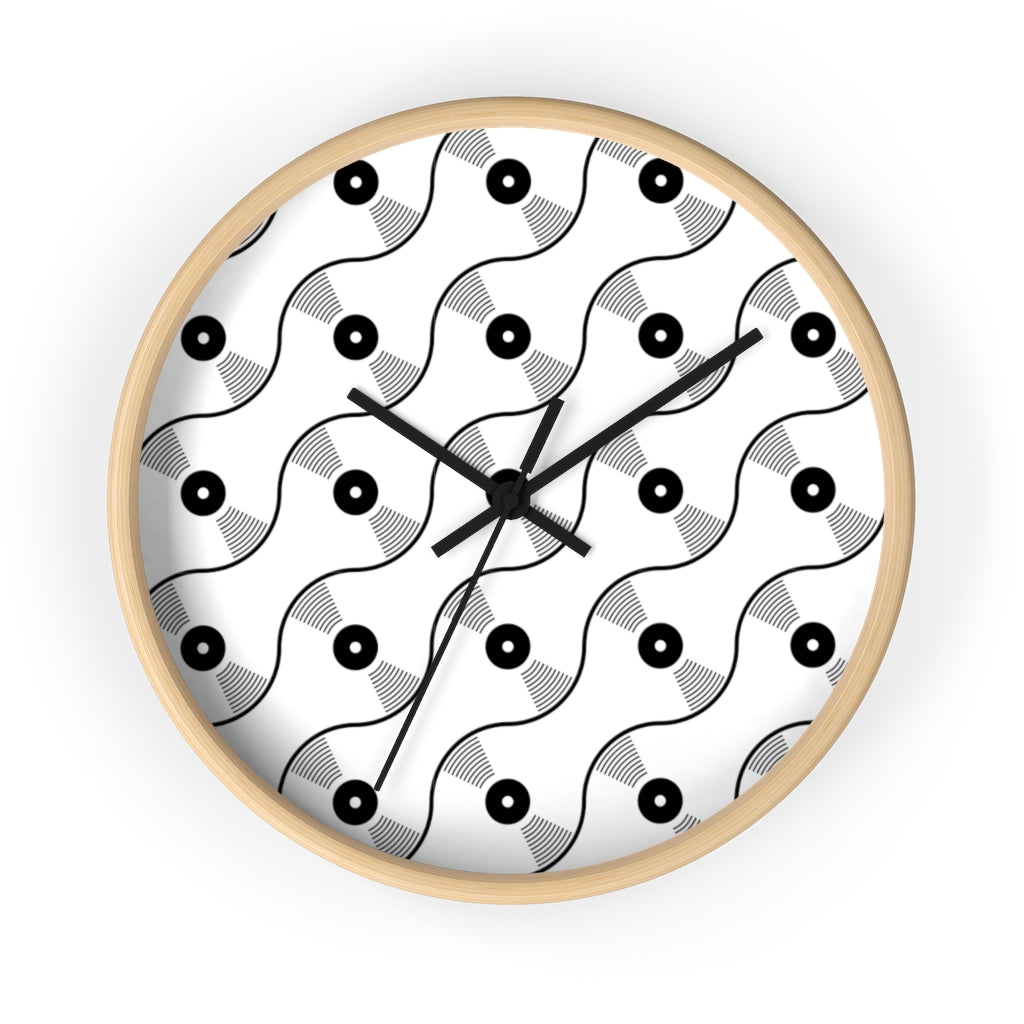 VINYL 01 PATTERN WALL CLOCK VINYL 01 PATTERN WALL CLOCK