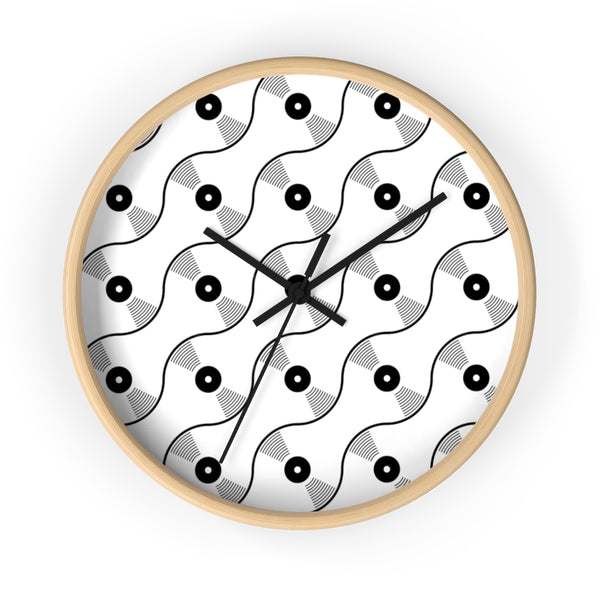 VINYL 01 PATTERN WALL CLOCK