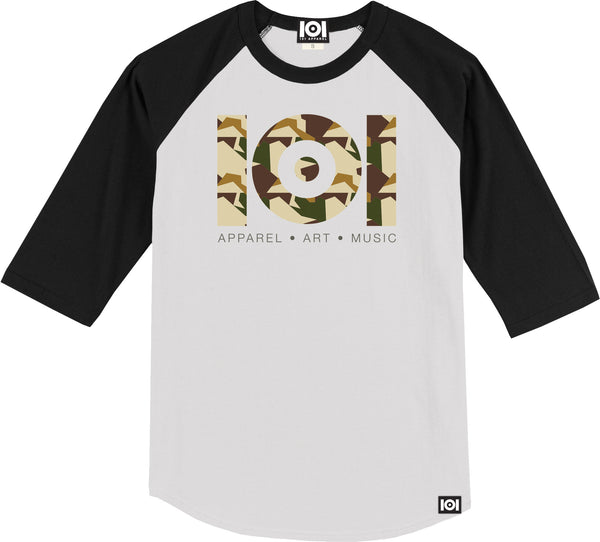 101 LOGO - BASEBALL 3/4 RAGLAN