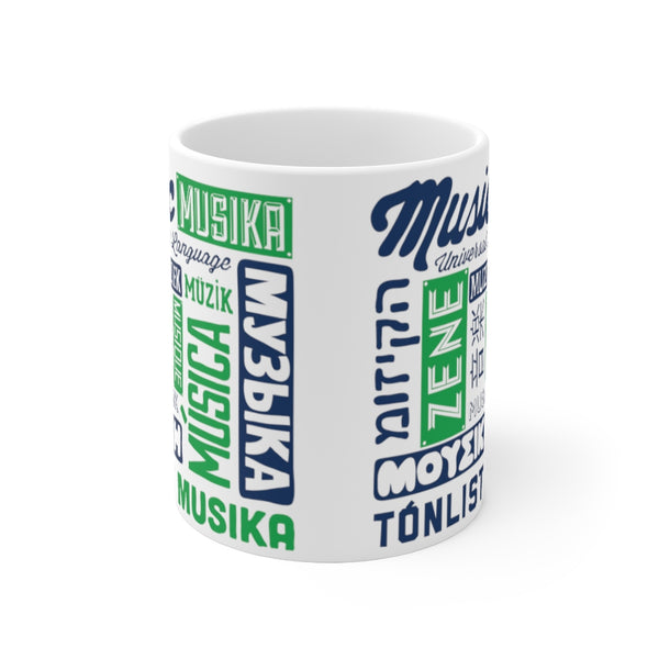 MUSIC - UNIVERSAL LANGUAGE COFFEE MUG - WHITE