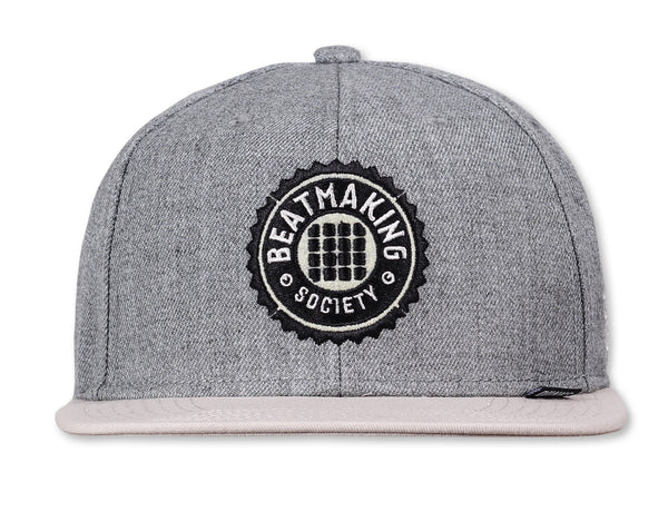 BEAT MAKING SOCIETY SNAP BACK - GREY/CREAM- LIMITED EDITION