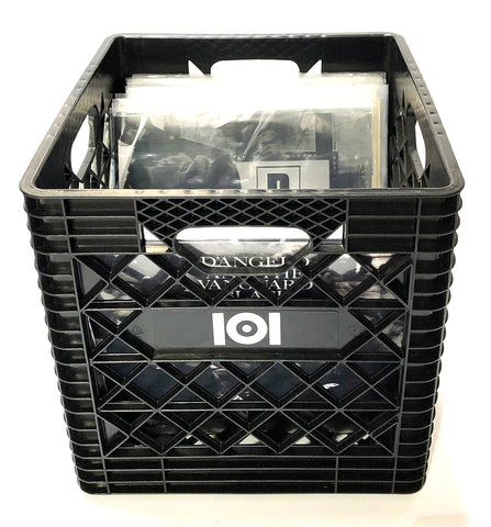 12" VINYL RECORD CRATE - NAVY