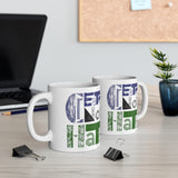 CREATE NOT HATE COFFEE MUG - WHITE
