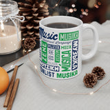 MUSIC - UNIVERSAL LANGUAGE COFFEE MUG - WHITE