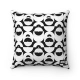 ABSTRACTIONS 01 PATTERN PILLOW - WHITE