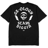 GE-OLOGY “STAYS DIGGIN” T-SHIRT W/MIX CD & 7-INCH VINYL